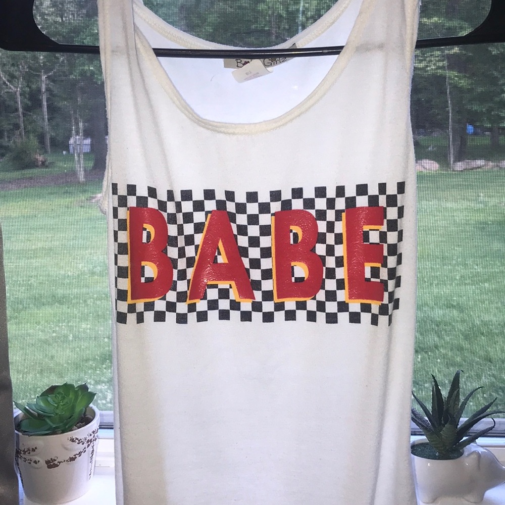 “Babe” White Tank